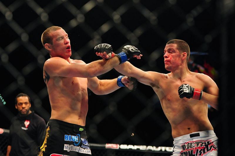 Nate Diaz rocks the 