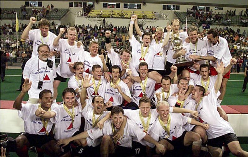FIH World Cup 2002: Team Germany, the new Hockey World Champions from Europe