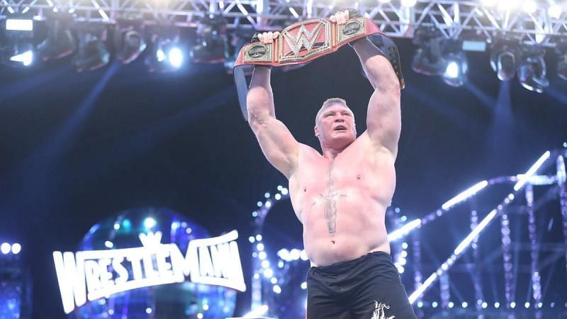 Lesnar received a lot of flak after winning the title back