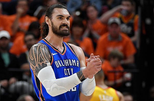 Will Steven Adams join his teammates Russell Westbrook and Paul Geroge in the 2019 All-Star game?