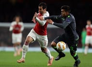 Acuna kept tight to the likes of Mkhitaryan and Smith-Rowe, making it increasingly tough for them