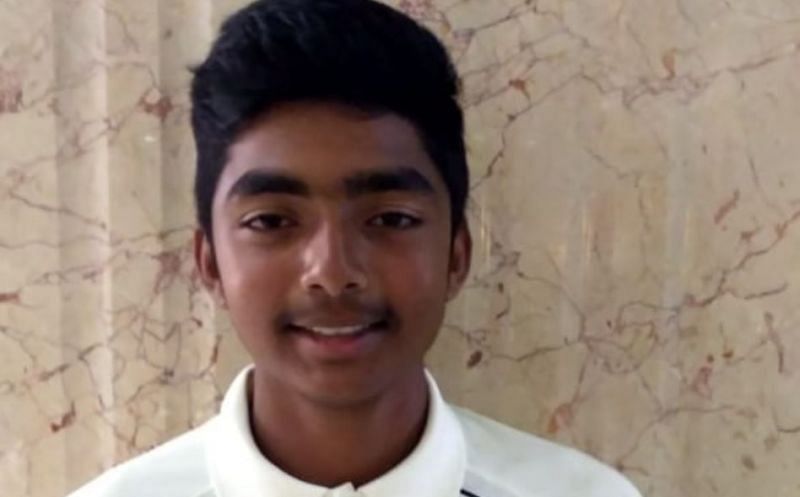 The 15-year-old played a spectacular knock in the Vijay Merchant Trophy