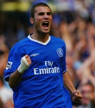 Adrian Mutu scored 6 goals in his 27 matches for Chelsea