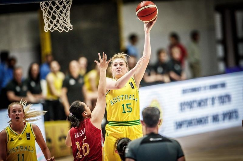 Australia&#039;s Isobel Anne Anstey contributed 20 points and 12 rebounds (Images Courtesy: FIBA)
