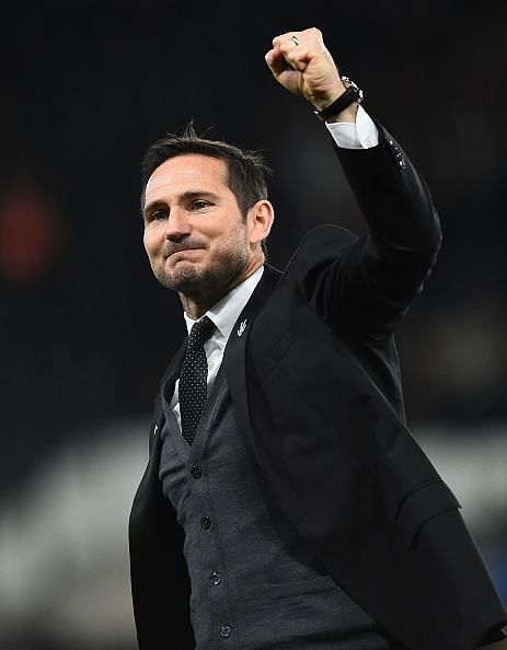 Lampard now is the Derby County manager