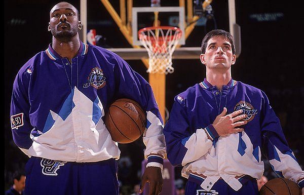 John Stockton (right) provided everything to Malone to win multiple MVPs!