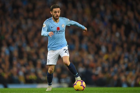 Bernardo Silva provided two assists for Manchester City