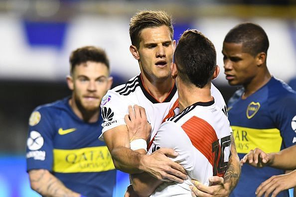 Boca Juniors take on rivals River Plate in the Copa Libertadores final