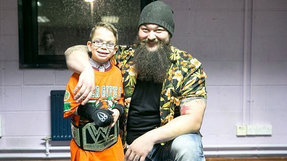 Bray with his little fan