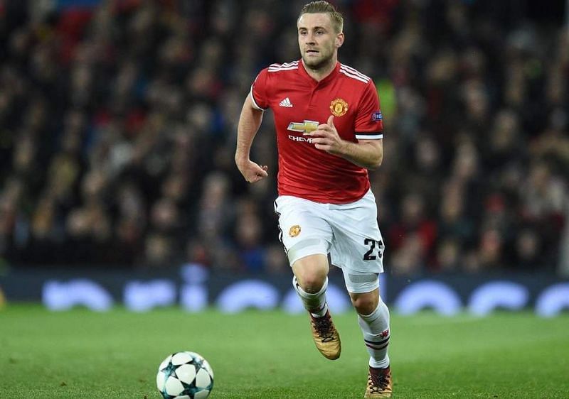 Shaw has been working hard down the left flank.