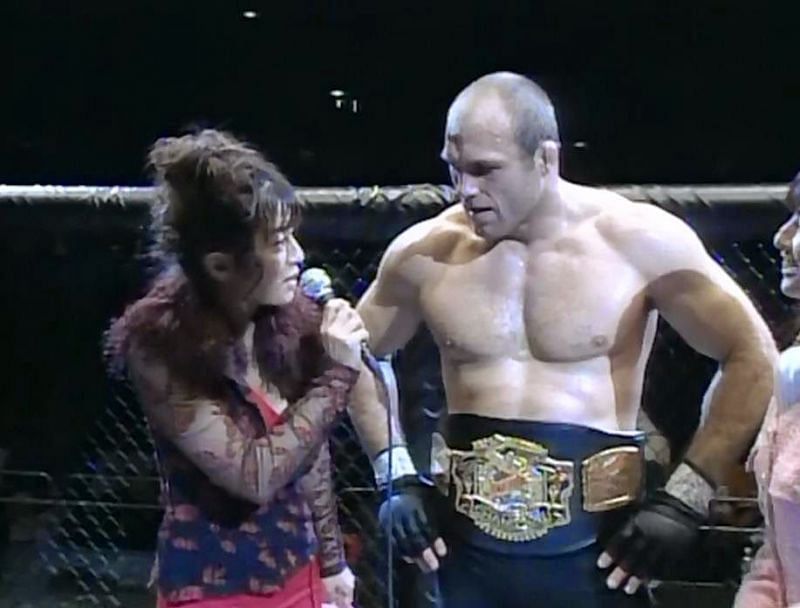 Randy Couture after his victory in the headliner