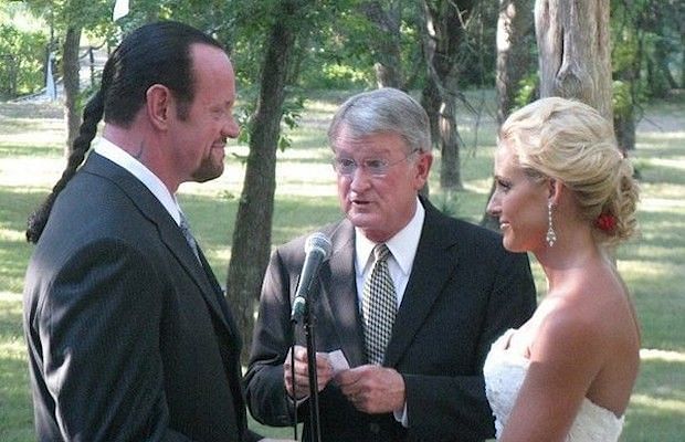 The Deadman with Michelle at their wedding