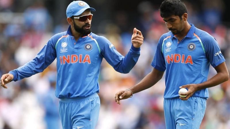 India&#039;s premier ODI cricketers - Virat Kohli and Jasprit Bumrah