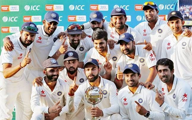The Indian test team is currently the No. 1 Test team in the world