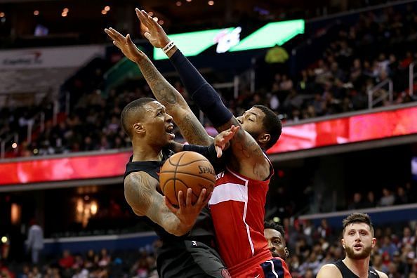 Lillard scored 40 points to lift the Blazers over Wizards