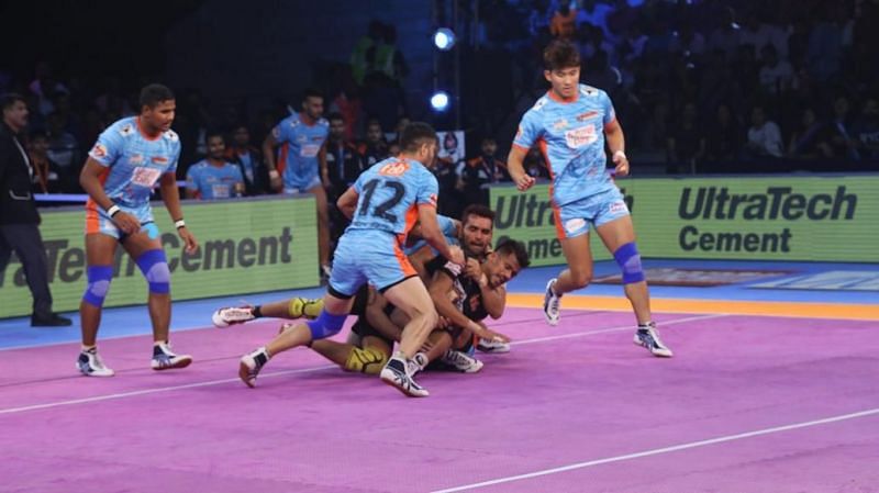 The defence of Bengal Warriors was in top form tonight