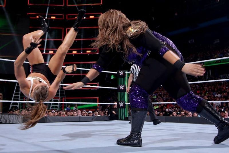 Nia Jax tosses Ronda Rousey