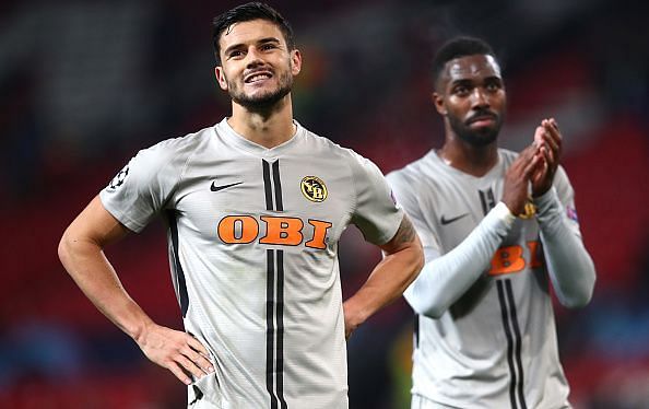 Young Boys attackers left frustrated after their Champions League exit