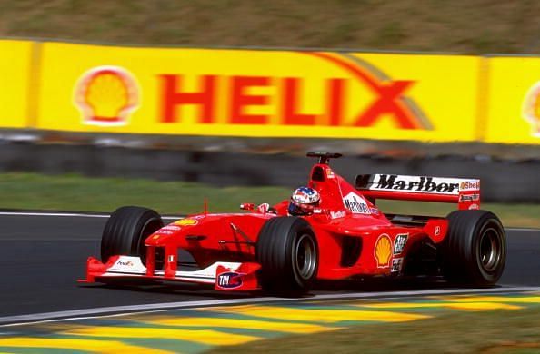 Schumacher&#039;s best victory in Brazil was perhaps in 2000.
