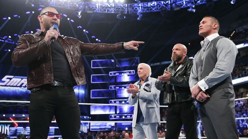 Batista last appeared at SmackDown 1,000.