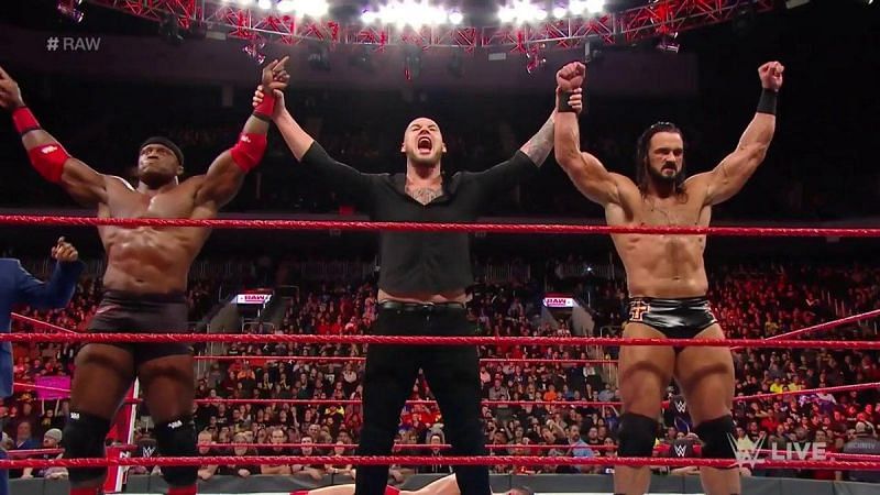Bobby Lashley, Baron Corbin, and Drew McIntyre the new heel trio on RAW.