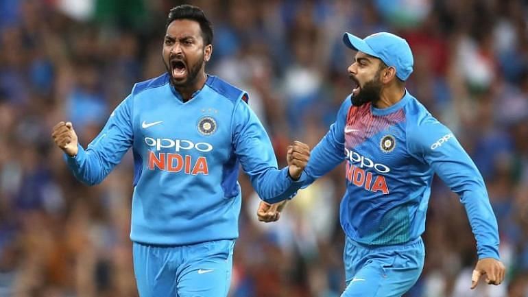Krunal Pandya and Virat Kohli helped India level the series with vital performances in the 3rd T20I