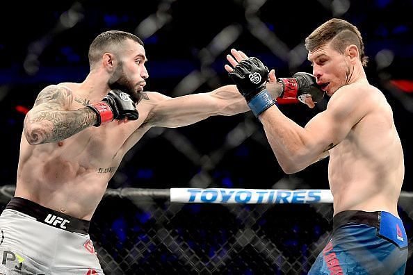 UFC 230: Shane Burgos vs. Kurt Holobaugh Fight Result - Burgos becomes first to make Holobaugh submit