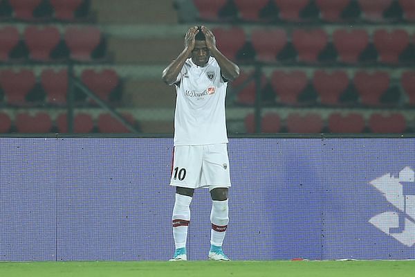 Ogbeche squandered a few chances [Image: ISL]