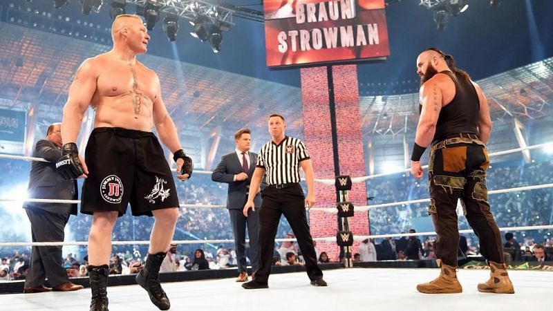 Lesnar and Strowman