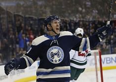 Nash notches goal and assist as Blue Jackets beat Wild 4-2