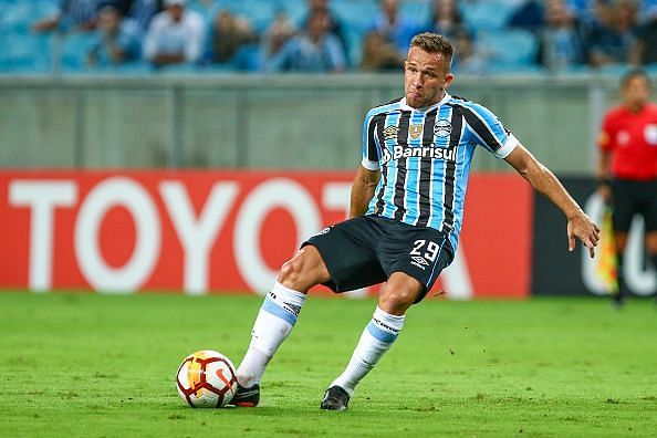 Arthur during his spell at Gremio