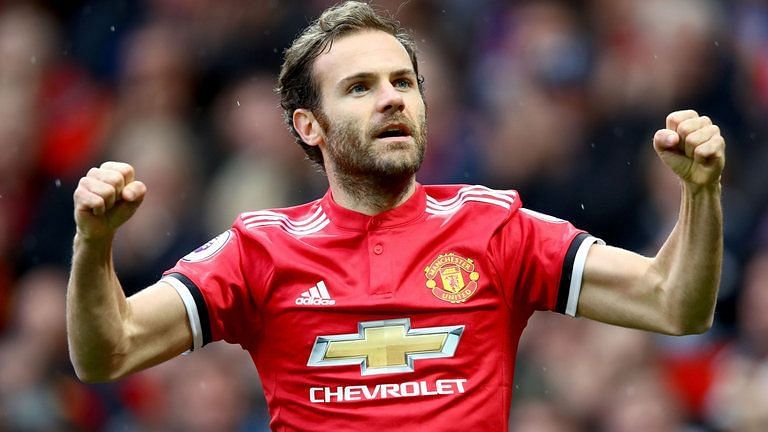 Juan Mata is a happy man at Manchester United