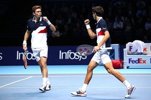 Herbert and Mahut at the 2018 Nitto ATP Finals