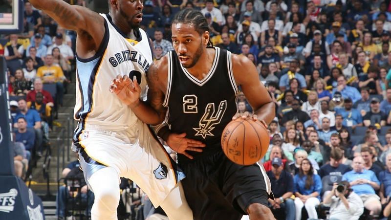 Kawhi scored 43 points in the playoff game against the Grizzlies