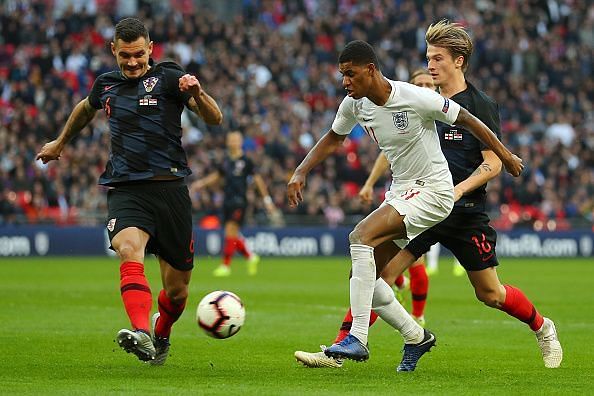 Rashford looked too desperate to impress his club and country, failing to do much of anything other than run at pace and lose the ball.