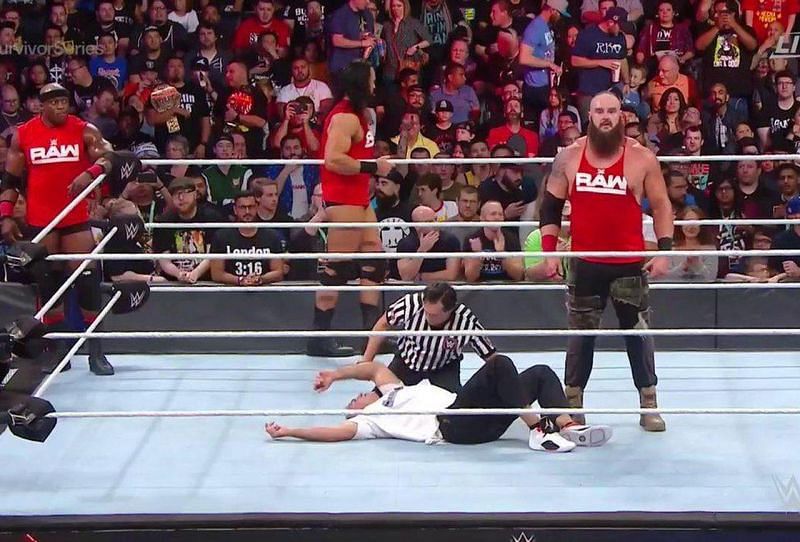 Shane was the last man from his team to get eliminated by Braun Strowman