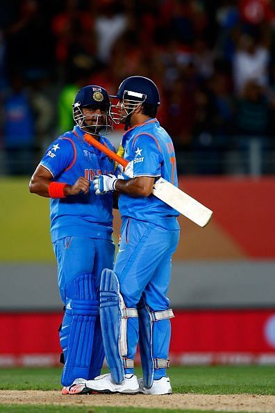 Raina played a fantastic knock along with Dhoni to win the game for India