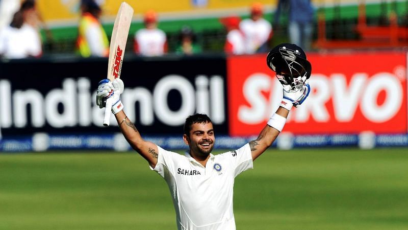Kohli delivered in his first Test at the No. 4 position