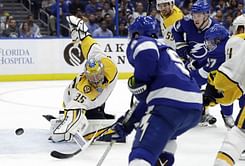 Rinne shines in return, Predators beat Lightning 4-1