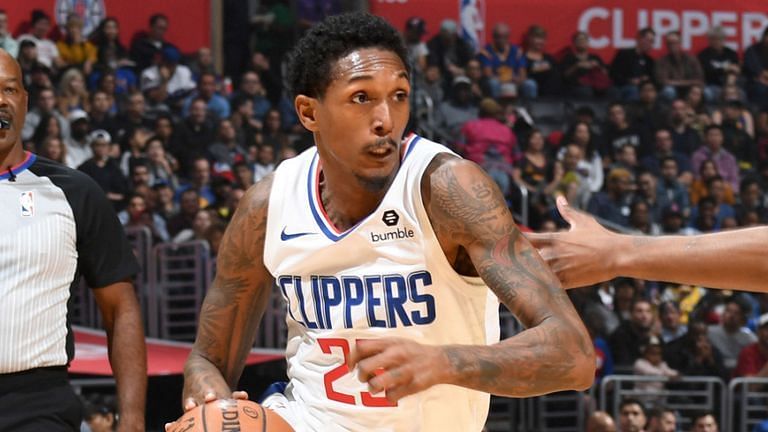 Lou Williams scored 10 of his 25 in overtime. Credit: Sky Sports