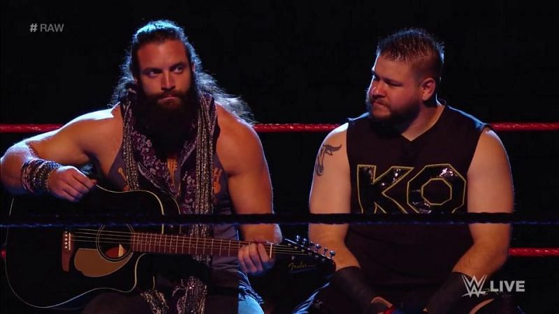 Elias and Kevin Owens on Raw