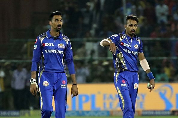 One or both Pandya of the brothers will possibly miss the action in the next IPL