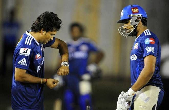 Image result for sachin and rohit batting together