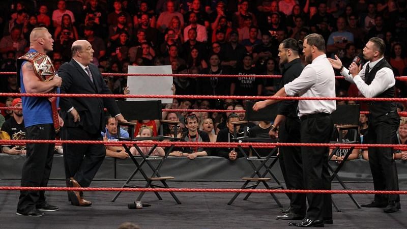 The Miz vs. Brock Lesnar would be a new pairing