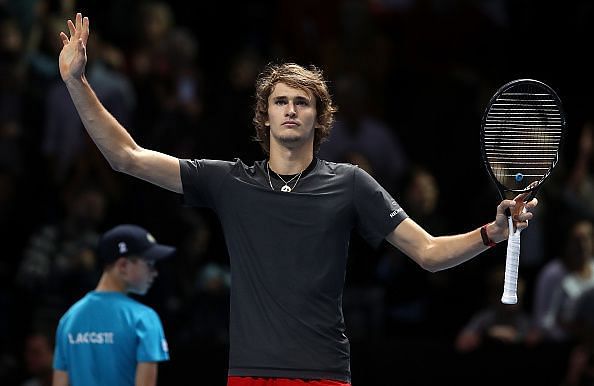 Alexander Zverev beat Roger Federer in the semi-finals of the Nitto ATP Finals this year