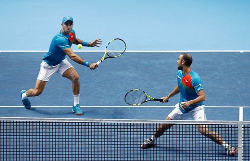 Cabal and Farah at the 2018 Nitto ATP Finals