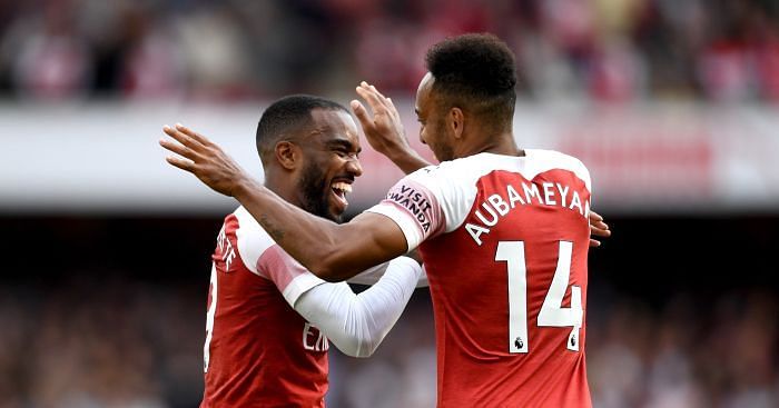 Lacazette and Aubameyang have formed a formidable partnership up front.