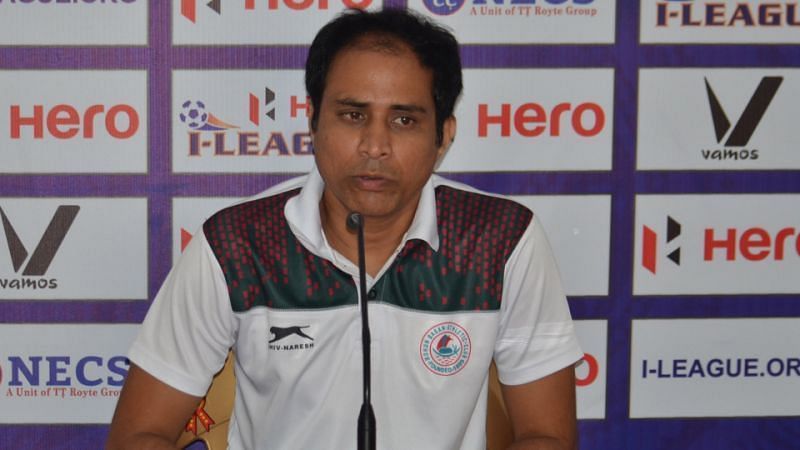 Shankarlal Chakraborty during a media event