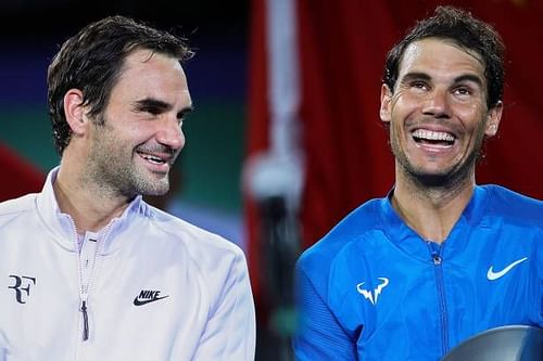 Roger Federer and Rafael Nadal