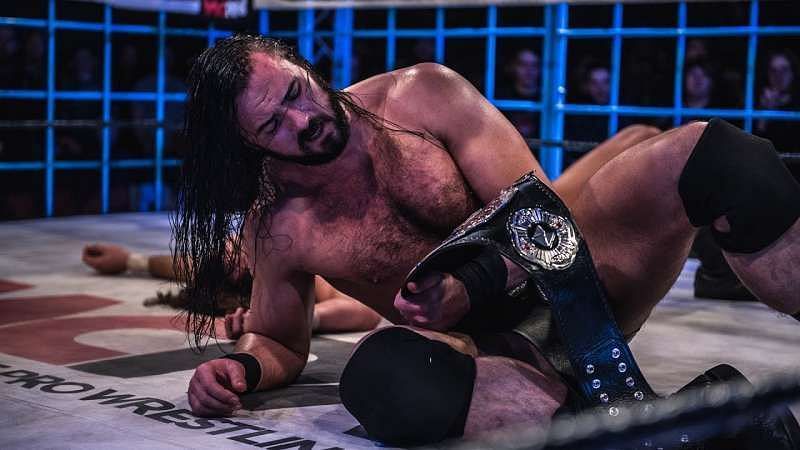 Galloway as the WCPW World Champion